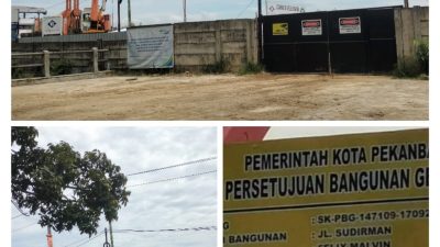 PBG Belum Terbit, Plang Sudah Terpasang: DPMPTSP dan Satpol PP Pekanbaru Dinilai Abai, DPRD Hanya Menonton