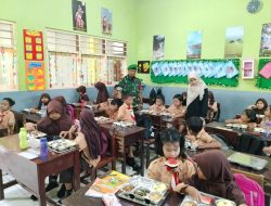 Babinsa Dampingi Distribusi 2.549 Paket Makanan Bergizi Gratis ke 15 Sekolah di Bondowoso