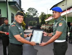 Kasdim 0822 Bondowoso Pimpin Upacara Pelepasan Prajurit: “Tugas Boleh Berganti, Loyalitas Tetap Abadi