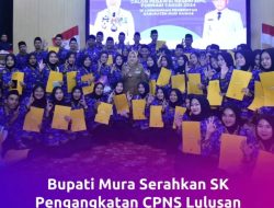 Bupati Musi Rawas Hj. Ratna Machmud Serahkan Keputusan Pengakatan CPNS