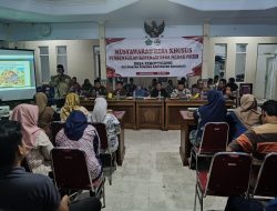 Musyawarah Desa Khusus Pembentukan Koperasi Merah Putih Desa Kebonagung Kecamatan Porong