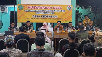Musyawarah Desa Kedensari Bahas Penggunaan Anggaran Bantuan Keuangan 2025