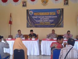 MUSDES terkait RPJMDes, Desa Panti Kecamatan Panti Jember