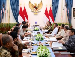 Presiden Prabowo Subianto Rapat Bersama Menteri Satgas Hilirisasi