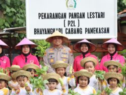 Polres Pamekasan Gelar Panen Lele dan Budidaya Hortikultura, Wujud Nyata Program Ketahanan Pangan