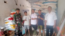 Kios Pupuk Dikunjungi Babinsa Grujugan, Kawal Ketersediaan Pupuk