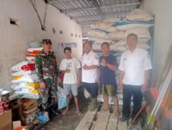 Kios Pupuk Dikunjungi Babinsa Grujugan, Kawal Ketersediaan Pupuk