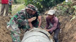 Pemasangan Gorong-Gorong di Lokasi TMMD ke-124 Kodim 0422/Lampung Barat Tingkatkan Aksesibilitas Warga