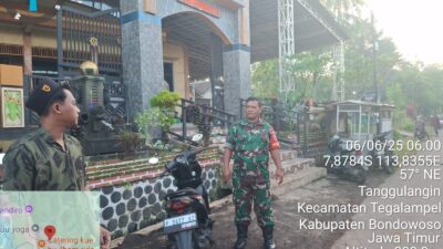 Beda Iman, Satu Tugas: Babinsa Non-Muslim Ini Jadi Garda Terdepan Pengamanan Idul Adha