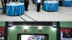 Perkuat Semangat Bela Negara, Dandim 0822 Bondowoso Bersama purnawirawan, dan organisasi keluarga besar TNI. Ikuti Vidcon Bersama Waaster Kasad