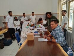 GANDENG DINAS KESEHATAN, PERUM PERHUTANI KPH BONDOWOSO GELAR PEMERIKSAAN KESEHATAN KARYAWAN