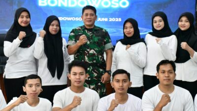 Gebrakan Kasdim 0822,Mayor Inf Tanuri Tanamkan Nasionalisme ke CPNS Kejari Bondowoso