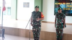 Dandim 0402/ OKI Pimpin Acara Sertijab PAMA