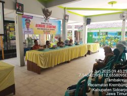 Menuju Indonesia Emas, Desa Tambakrejo Kecamatan Krembung Laksanakan Rembuk Stunting TA 2025