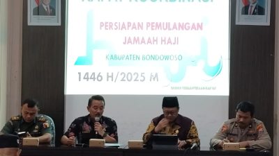 Kodim 0822 Siap Kawal Pemulangan Jemaah Haji 2025, Pasilog Hadiri Rakor di Pemkab Bondowoso