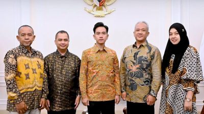 Wakil Presiden Gibran Rakabuming Raka Menerima Jajaran Pimpinan Universitas AMIKOM Yogyakarta