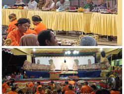 Pagelaran Seni Budaya Wayang Kulit Dalam Rangka Sedekah Bumi Desa Gading TA 2025