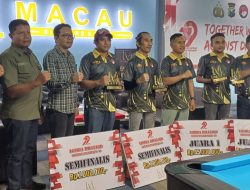 Semarak Hari Bhayangkara ke-79, Pasipers Kodim 0822 Hadiri Final Lomba Billiard di Bondowoso