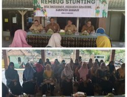 Rumah Desa Sehat Tanjekwajir Kecamatan Krembung Melaksanakan Rembuk Stunting TA 2025