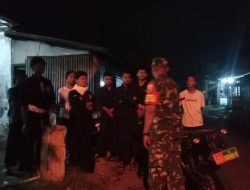 Babinsa Koptu Alam: Gencarkan Patroli Malam Demi Keamanan Wilayah Grujugan