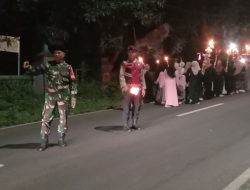 Semarak Tahun Baru Islam, TNI-Polri Amankan Festival 1 Muharam di Sukosari Kab Bondowoso
