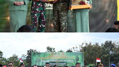 Dandim 0822/Bondowoso Hadiri Upacara Serah Terima Jabatan Danyon 514/SY Dipimpin Danbrigif 9/K