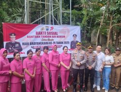 Polres Jember dan Bhayangkari Berikan Bantuan Air Bersih, Santunan Anak Yatim dan Kaum Dhuafa di Dusun Rageng dalam Rangka HUT Bhayangkara ke-79