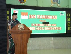 Peringati 1 Muharram, Kasdim 0822 Bondowoso Gaungkan Semangat Pengabdian dan Ketahanan Keluarga