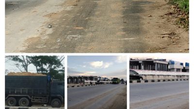 Dump Truck Bak Tinggi Serobot Aturan di Proyek Tol Tambang Rengat, Jalan Kotor dan Warga Tersiksa Debu