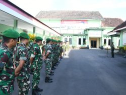 Saat Apel Pagi,Pasiops Kodim 0822 Bondowoso Tegaskan Larangan Judi Online