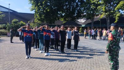 BABINSA LATIH PBB SANTRI PONPES AL-IRSYAD, SEMANGAT NASIONALISME MENGGEMA DI HALAMAN PESANTREN