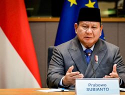 Prabowo Subianto Dalam pertemuan bilateral dengan Presiden Dewan Eropa António Costa