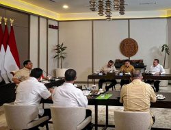 Prabowo Subianto Pimpin Rapat Terbatas Sejumlah Menteri Kabinet Merah Putih