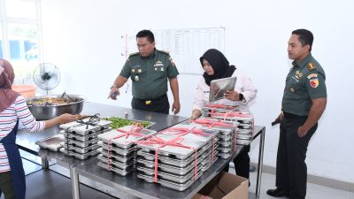 Kolonel Cba Afid Handoko Tinjau Langsung Dapur Sehat MBG Bondowoso, Dandim 0822 Siap Kawal Gizi Pelajar