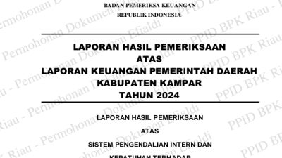Pemkab Kampar Rugi Miliaran, Bapenda Lalai Mutakhirkan Data Pajak