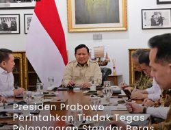 Presiden Prabowo Perintahkan Tindak Tegas Pelanggaran Standar Beras Premium dan Medium