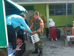 SPPG Dadapan Bagi Ribuan Paket Makan Bergizi, Dapat Dukungan Penuh dari Babinsa