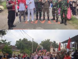 Babinsa Tangsil Kulon Kawal Karnaval Budaya HUT RI ke-80 hingga Selesai