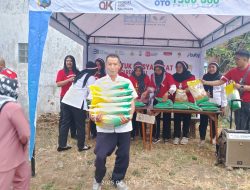 Semarak Kemerdekaan Warnai Gerakan Pangan Murah Polres Batu