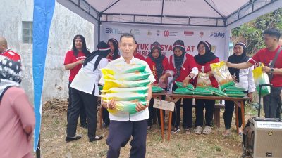 Semarak Kemerdekaan Warnai Gerakan Pangan Murah Polres Batu