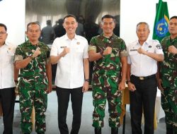 Perkuat Sinergi Bupati OKI Terima Kunjungan Danbrigif VIII Garuda Cakti