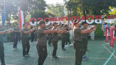 Semarak HUT RI ke-80, Pasipers Kodim 0822 Hadiri Gelar Senam dan Lomba Meriah