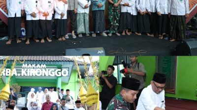 Dandim 0822 Hadiri Istighosah dan Tasyakuran Harjabo ke-206 di Makam RBA Kironggo