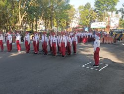 KODIM 0822 BONDOWOSO TANAMKAN DISIPLIN DAN NASIONALISME LEWAT PBB PELAJAR