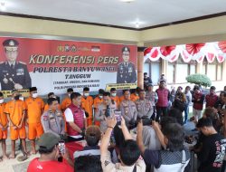 Polresta Banyuwangi Berhasil Ungkap Narkoba Selama Agustus 2025 Amankan 10 Tersangka Sita 4,4Kg Sabu dan Ribuan Butir Okerbaya