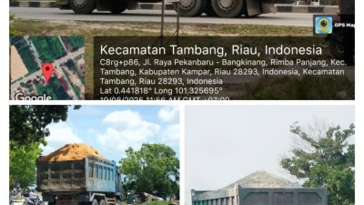 Dump Truck di Kampar Dimodifikasi Bak Hingga 1,8 Meter, Aturan Kemenhub Diabaikan