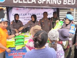 Polres Pasuruan Komitmen Gelar Gerakan Pangan Murah, Siapkan 2 Ton Beras untuk Warga Sukorejo dan Tosari