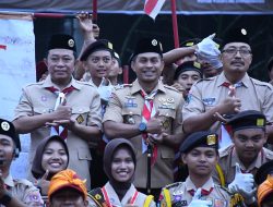 1.000 Peserta Padati Upacara Hari Pramuka ke-64, Dandim 0822 Tekankan Pentingnya Karakter Generasi Muda