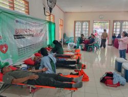 Moment Kemerdekaan RI ke 80 Perhutani Bondowoso Bersama IIK-P lakukan Bakti Sosial Donor Darah