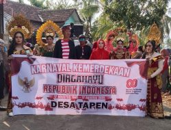 Pemdes Tapen Gelar Karnaval Budaya Dalam Rangka Memeriahkan HUT RI ke-80